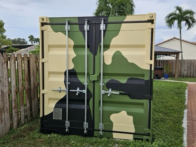 20ft Camouflage Storage Container – Wind Water Tight