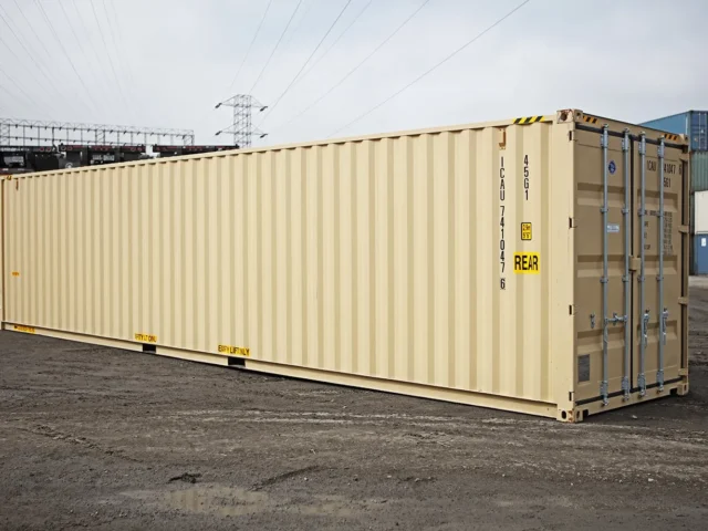 The 40ft High Cube Shipping Container – One-Way